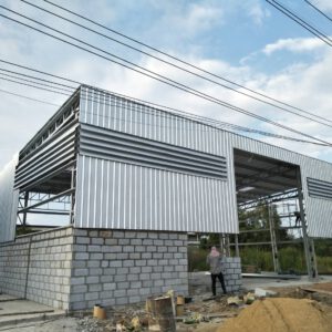 โกดังโรงงานสำเร็จรูป HW-CT 12x18x6 m.