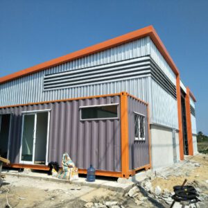 โกดังโรงงานสำเร็จรูป HW-CT 12x18x6 m.