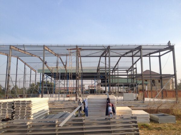 โกดังโรงงานสำเร็จรูป HW-H 30x30x8 ม.