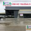 โกดังโรงงานสำเร็จรูป HW-HC 18x30x6.9 ม.
