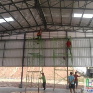 โกดังโรงงานสำเร็จ HW-HC ขนาด15x20x6 ม.