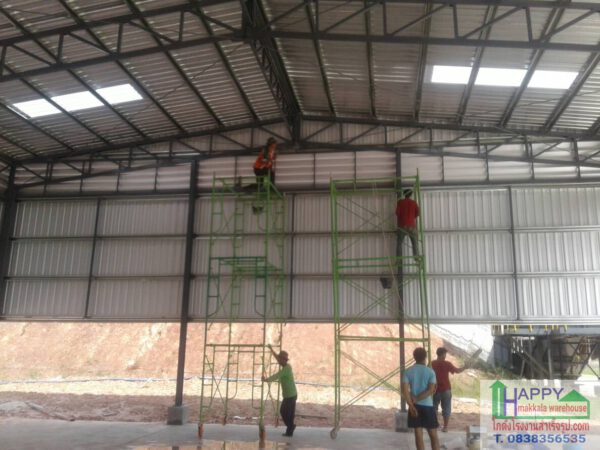 โกดังโรงงานสำเร็จ HW-HC ขนาด15x20x6 ม.