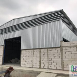 โกดังโรงงานสำเร็จรูป แบบ HW-C ขนาด15x30x6 m.