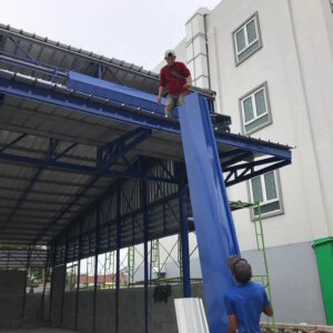 โกดังโรงงานสำเร็จรูป แบบ HW-C (cold form) ขนาด26x15x6 m.