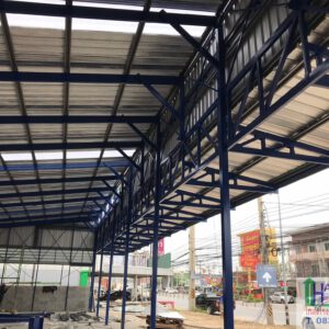 โกดังโรงงานสำเร็จรูป แบบ HW-C (cold form) ขนาด26x15x6 m.