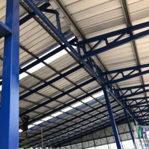 โกดังโรงงานสำเร็จรูป แบบ HW-C (cold form) ขนาด26x15x6 m.