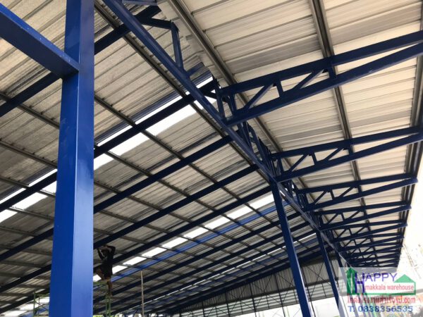 โกดังโรงงานสำเร็จรูป แบบ HW-C (cold form) ขนาด26x15x6 m.
