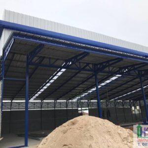 โกดังโรงงานสำเร็จรูป แบบ HW-C (cold form) ขนาด26x15x6 m.