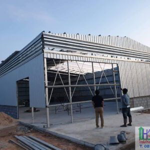 โกดังโรงงานสำเร็จรูป HW-C 15x30x5 m.